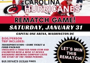 Capitals vs. Hurricanes Rematch Bus Trip